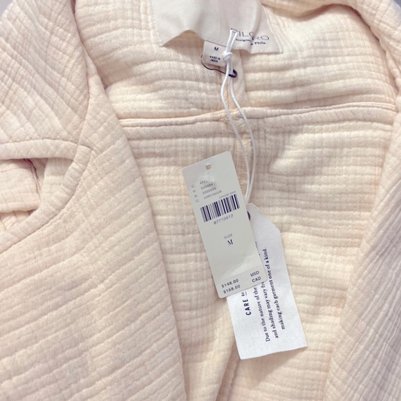 NWT Anthropologie Pilcro Gauze Open-Front Shirt Top - Picture 9 of 10